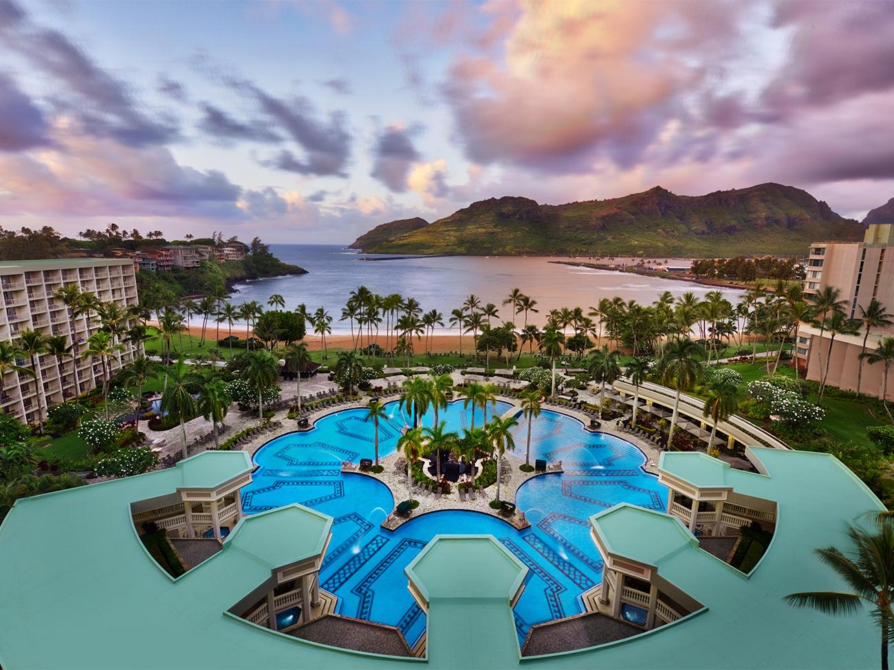 Image of Marriott's Kauaʻi Beach Club in Līhuʻe, Kauaʻi.